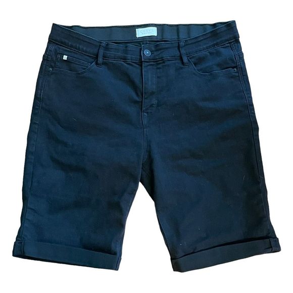 Curve Appeal Shorts Curve Appeal Jean Shorts Black Wash Hirise